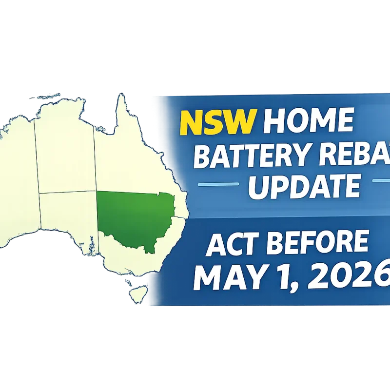 NSW Home Battery Update - Important Information for Newcastle