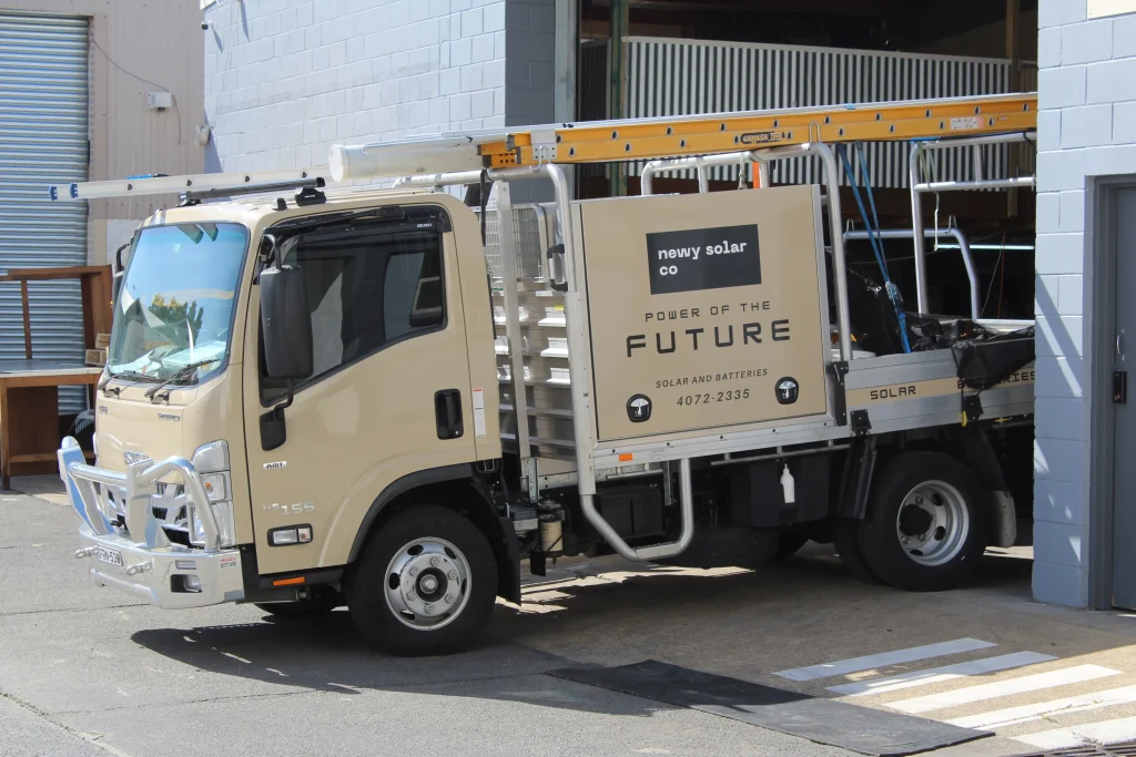 Newy Solar Co Truck